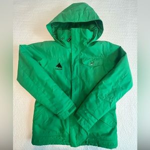 Burton Dryride Ski/Snowboard Jacket, Boys Large, Green